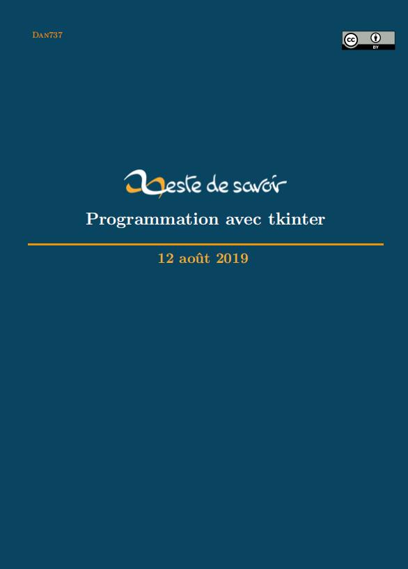 programmation-avec-tkinter PDF 下載 圖1